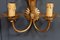 Vintage Sconces in Gilt Metal, 1960, Set of 2 11