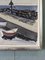 Boats at the Jetty, 1950s, Oil Painting, Framed 6