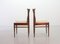 Scandinavian Rosewood Spindle Back Dining Chairs with Caramel Leatherette Upholstery, 1970s, Set of 4 7