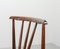 Scandinavian Rosewood Spindle Back Dining Chairs with Caramel Leatherette Upholstery, 1970s, Set of 4 13