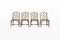 Esstisch & 4 Esszimmerstühle aus Rattan & Bambus, 1970er, 5er Set 6