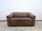 DS 47 2-Seater Sofa in Brown Leather from de Sede, 1970s 1