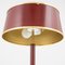 Red Lacquered Model 8423 Table Lamp by Borens, Sweden, 1970s 4