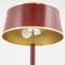 Red Lacquered Model 8423 Table Lamp by Borens, Sweden, 1970s, Image 4