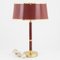 Red Lacquered Model 8423 Table Lamp by Borens, Sweden, 1970s 6