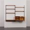 Danish Two-Bay Wall Unit in Teak with Secretary by Kai Kristiansen for Fm Mobler, 1960s 21