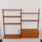 Danish Two-Bay Wall Unit in Teak with Secretary by Kai Kristiansen for Fm Mobler, 1960s 1