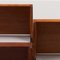 Danish Two-Bay Wall Unit in Teak with Secretary by Kai Kristiansen for Fm Mobler, 1960s 16
