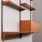 Danish Two-Bay Wall Unit in Teak with Secretary by Kai Kristiansen for Fm Mobler, 1960s 17