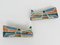 Multicolored Enameled Torino Metal Handles by Paolo De Poli, Italy, 1950, Set of 2 3