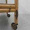 Bamboo Serving Trolley on Castors, 1950s 8