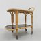 Bamboo Serving Trolley on Castors, 1950s, Image 21