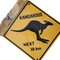 Insegna vintage di canguri di Aussie Road Signs, Australia, 1985, Immagine 2