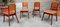 Chairs Model S11 by Angelo Mangiarotti for the Cantu Mobile Source, 1960s, Set of 4 1