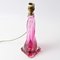 Mid-Century Cranberry Glass Table Lamp from Val Saint Lambert, Image 8