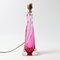 Mid-Century Cranberry Glass Table Lamp from Val Saint Lambert 5