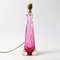 Mid-Century Cranberry Glass Table Lamp from Val Saint Lambert, Image 5
