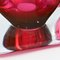 Lampe de Bureau Mid-Century Cranberry en Verre de Val Saint Lambert 9