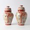 Japanese Porcelain Temple Jar Vases from Befos, Set of 2, Image 2