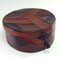 Art Deco Handmade Round Leather Collar Box, 1930s, Image 6