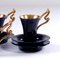 Juego de café francés Mid-Century de cerámica, años 50. Juego de 5, Imagen 6
