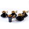 Mid-Century French Ceramic Coffee Set, 1950s, Set of 5 2