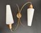 Vintage Single Wall Sconce with Two Shades, France 1