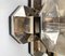 Vintage German Space Age Chrome & Glass Wall or Ceiling Lamp by Motoko Ishii for Staff, 1970s 9