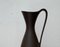 Mid-Century German Minimalist Wormser Terra-Sigillata Pottery Carafe Vase, 1960s, Image 17