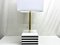 Table Lamp with Lacquered Wood Base, 1980s 3