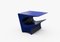 Star Axis Side Table in Blue Aluminum by Neal Aronowitz 4