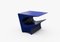 Star Axis Side Table in Blue Aluminum by Neal Aronowitz, Image 4