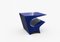 Star Axis Side Table in Blue Aluminum by Neal Aronowitz 5