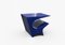 Star Axis Side Table in Blue Aluminum by Neal Aronowitz, Image 5
