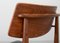 Danish Teak Dining Chairs with Black Leatherette Seats, Denmark, 1960s, Set of 6 17