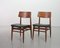 Danish Teak Dining Chairs with Black Leatherette Seats, Denmark, 1960s, Set of 6 6