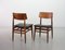 Danish Teak Dining Chairs with Black Leatherette Seats, Denmark, 1960s, Set of 6 7