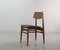 Danish Teak Dining Chairs with Black Leatherette Seats, Denmark, 1960s, Set of 6 9