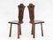 European Folk Art Basque Tripod Chairs 1950s, Set of 2, Image 11