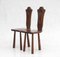 Chaises Tripodes Basques, European Folk Art, 1950s, Set de 2 10