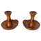 French Candleholders in Ceramic from Saint Clement, 1970s, Set of 2, Image 1