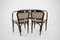 Secession Sofa and Armchairs by Gustav Siegel for J.J.Kohn, 1980, Set of 3 9