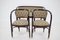 Secession Sofa and Armchairs by Gustav Siegel for J.J.Kohn, 1980, Set of 3 5
