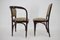 Secession Dining Chairs and Armchairs by Gustav Siegel for J.J.Kohn, 1980, Set of 6 6