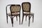 Secession Dining Chairs and Armchairs by Gustav Siegel for J.J.Kohn, 1980, Set of 6, Image 9