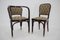 Secession Dining Chairs and Armchairs by Gustav Siegel for J.J.Kohn, 1980, Set of 6 5