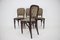 Secession Dining Chairs by Gustav Siegel for J.J.Kohn, 1980, Set of 4, Image 8