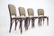 Secession Dining Chairs by Gustav Siegel for J.J.Kohn, 1980, Set of 4 3