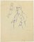 Mino Maccari, Figures, Drawing in Ink, 1960s 1