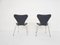 Model 3107 Dining Chairs by Arne Jacobsen for Fritz Hansen, 1955, Set of 2 4